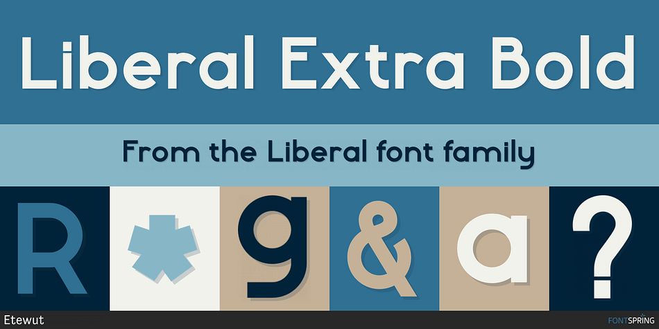 Liberal Extra Bold Font