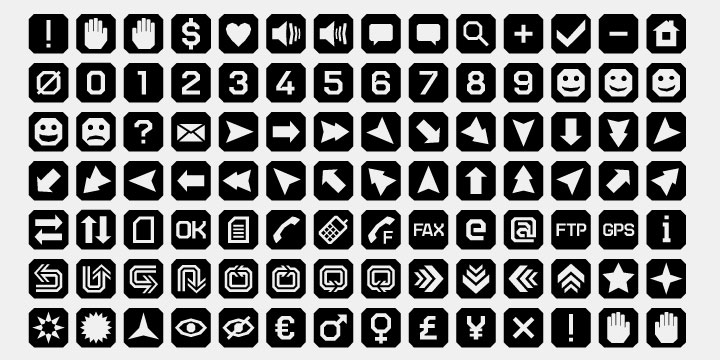 TecoSans font family example.