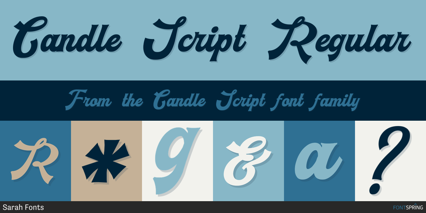 Fonts similar to Candle Script