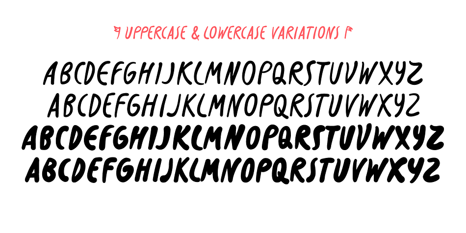 In longer texts it works well as a complementary font for comics and illustrations.