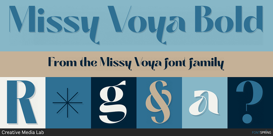 Missy Voya Bold Font