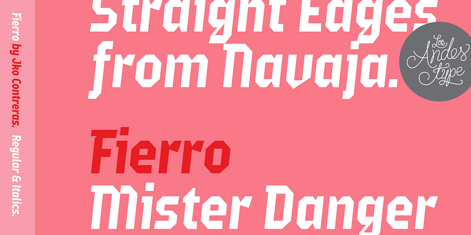 Highlighting the Fierro font family.