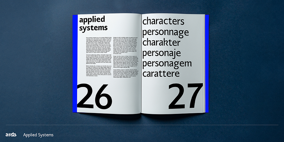 Applied Systems Font