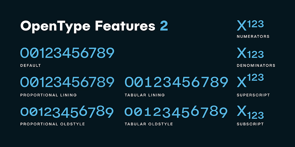 Publica Sans font family example.