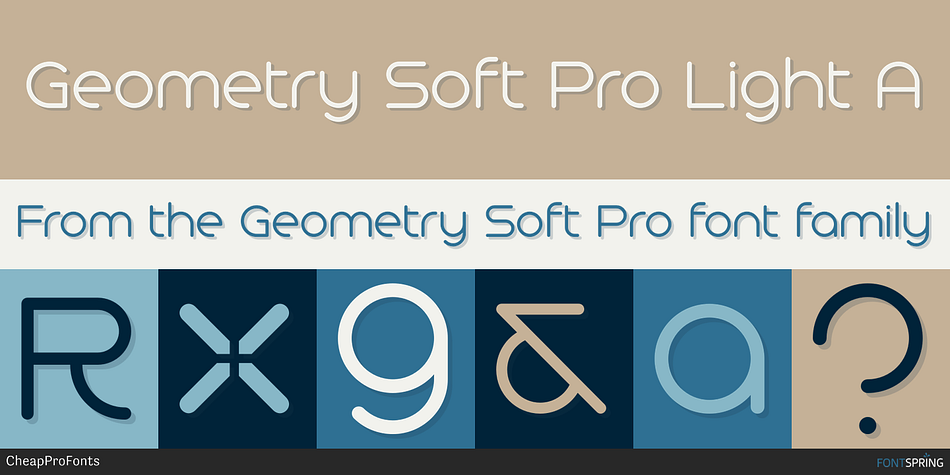 Geometry Soft Pro Light A Font