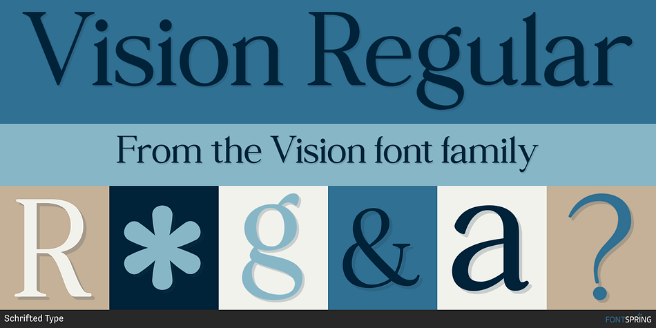 Vision Regular Font