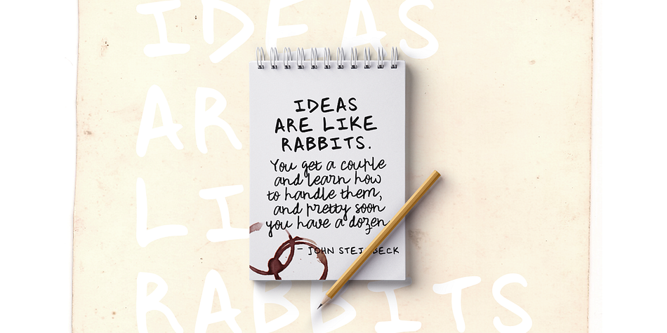 Rough Notes Font
