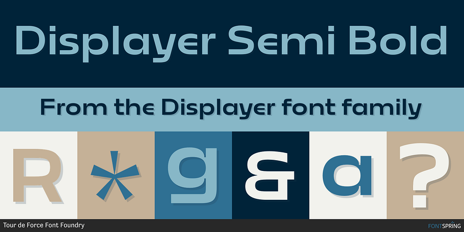 Displayer Semi Bold Font