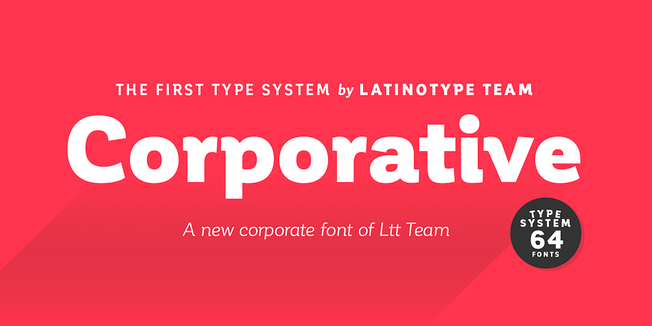 The first typeface developed by Latinotype Team.