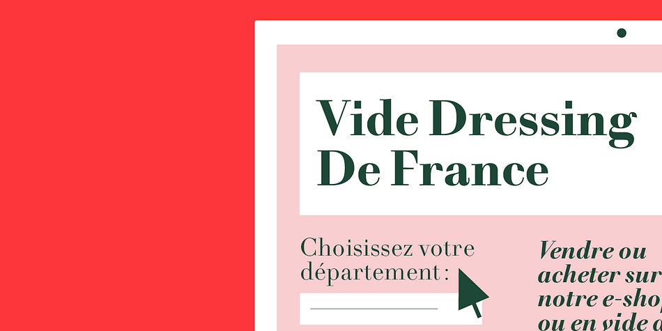 Télémaque FY font family sample image.