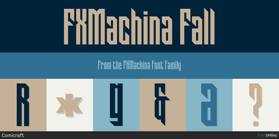 FXMachina Fall Font