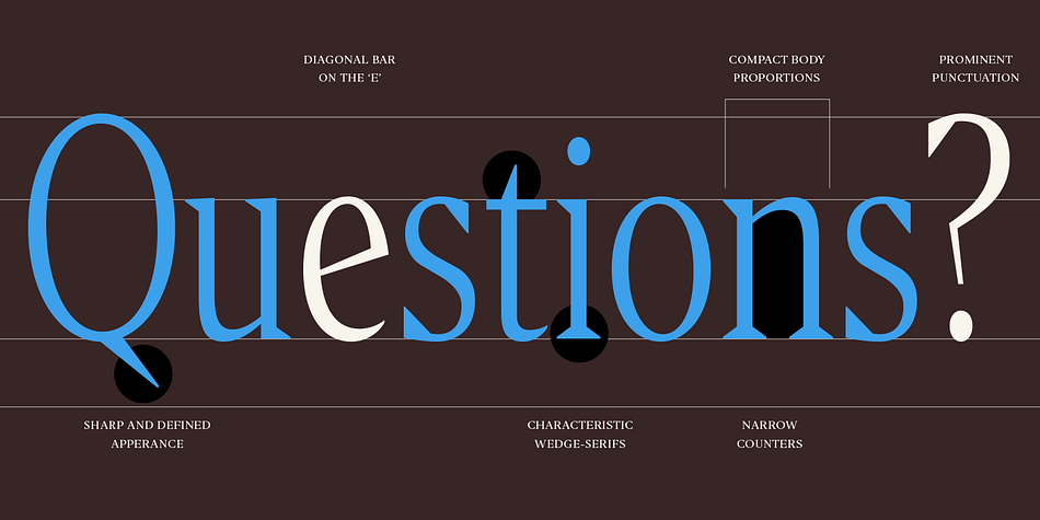 The tops of uppercase letters, numerals, and ascenders all align with one another, and all of the fonts feature large diacritics.