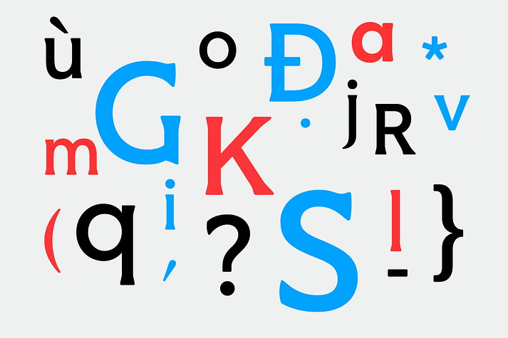Displaying the beauty and characteristics of the Ilya FY font family.