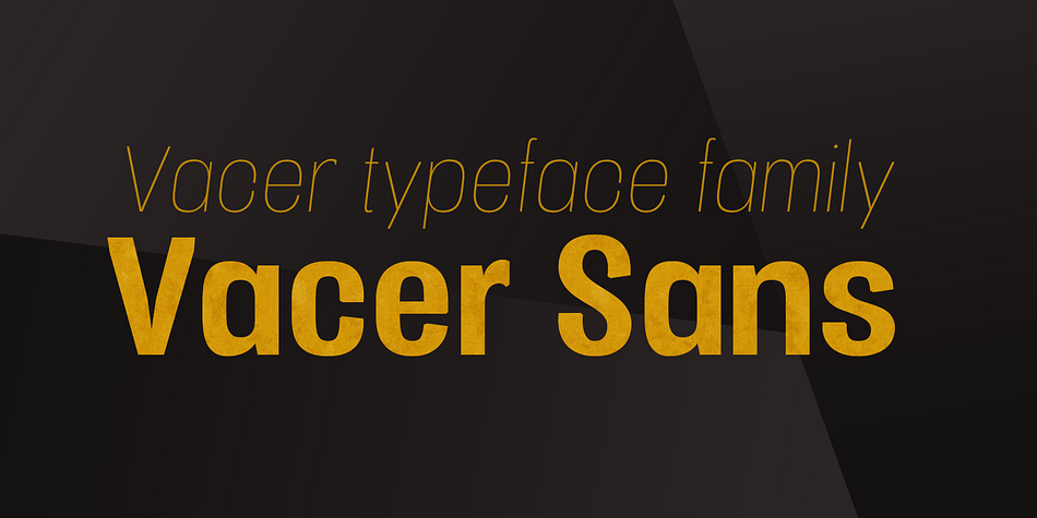 Vacer Sans is a font family in seven weights; thin, light, book, regular, bold, black and fat.