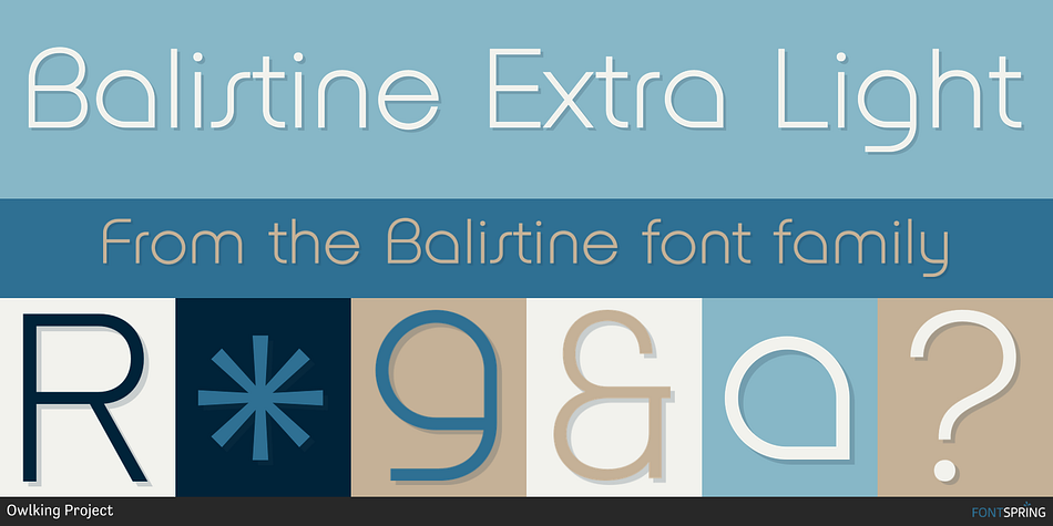 Balistine Extra Light Font