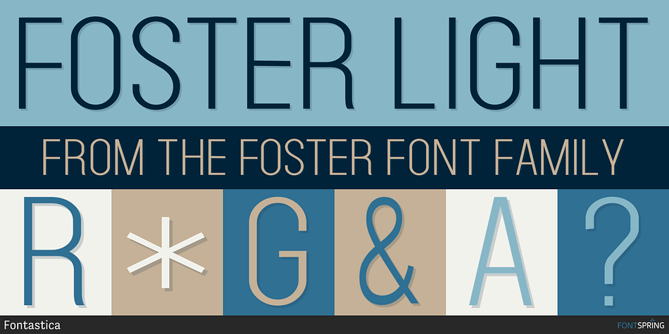 FOSTER Light Font