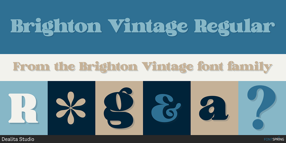 Brighton Vintage Regular Font