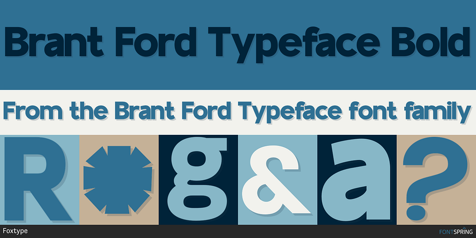 Brant Ford Typeface Bold Font