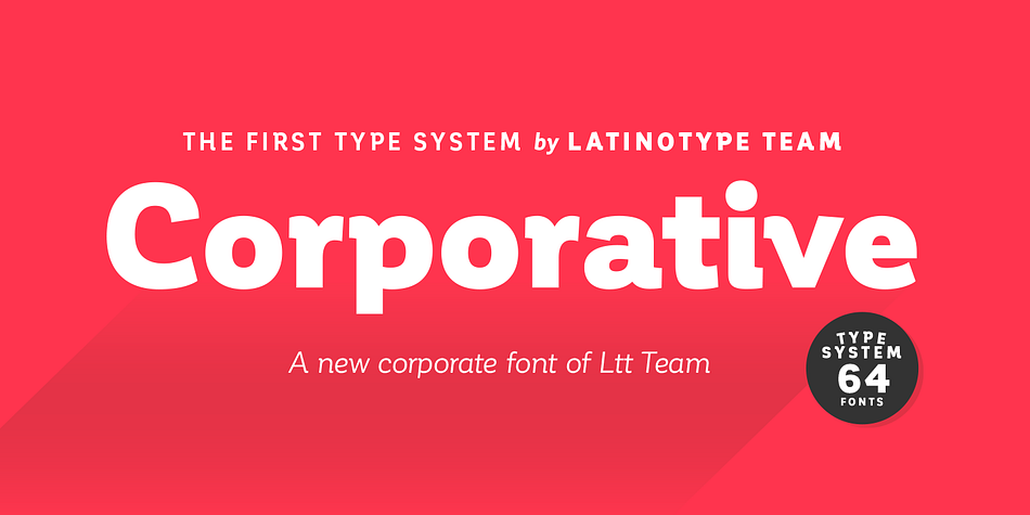 The first typeface developed by Latinotype Team.