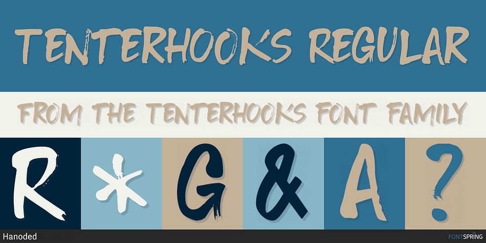 Tenterhooks Regular Font