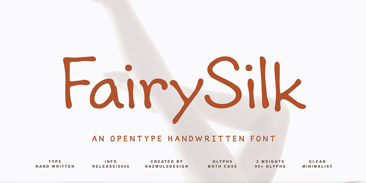 Fairy Silk font family by Fontyy Studio