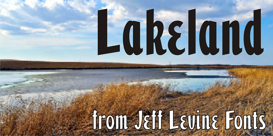 Lakeland JNL was inspired by lettering seen on a vintage container of Yankee brand motor oil.