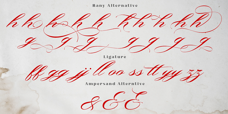 Bonthing Calligraphy Font