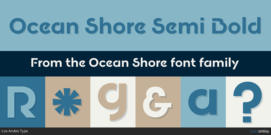 Ocean Shore Semi Bold Font