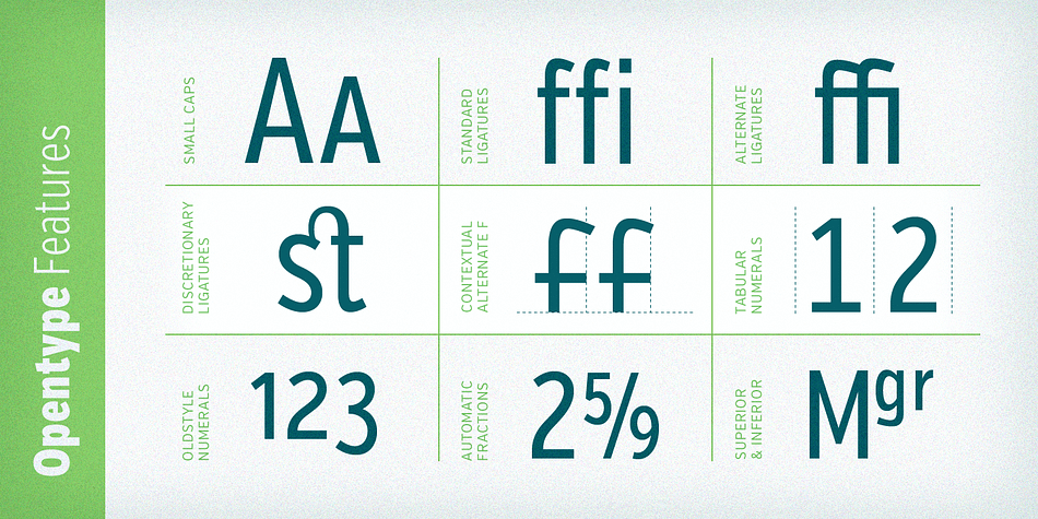Highlighting the Verb Compressed font family.