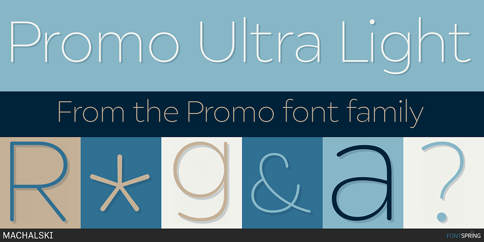 Promo Ultra Light Font