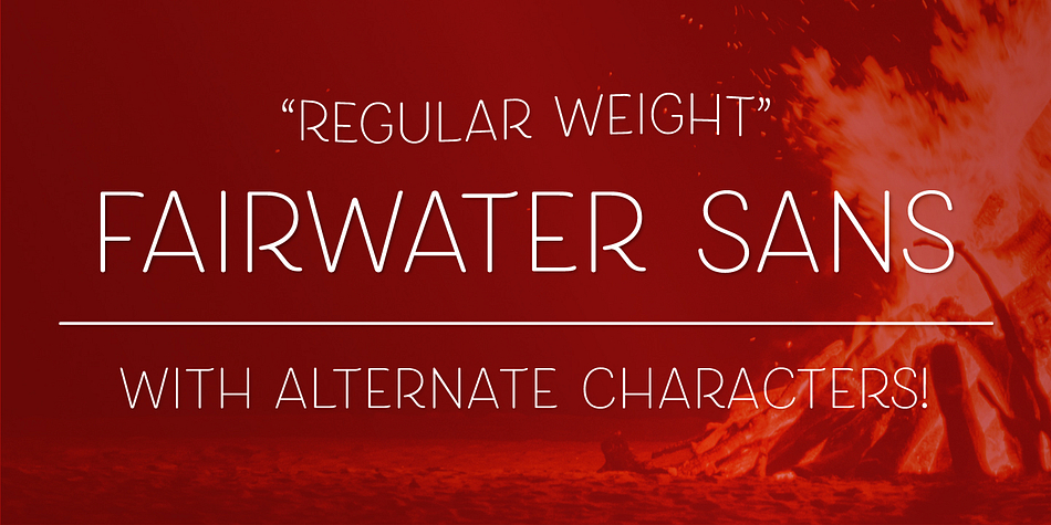 Fairwater is designed by Laura Worthington, includes OpenType Stylistic Alternates, has extensive Latin language support and features an extra dingbat font.