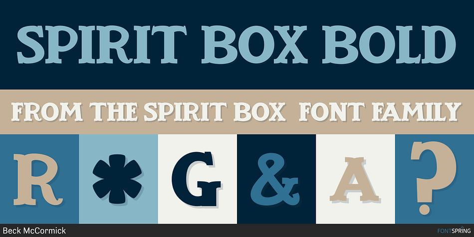 Spirit Box Bold Font