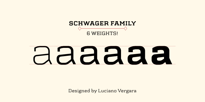 This typeface contains alternate glyphs that help to emphasize text or headlines.