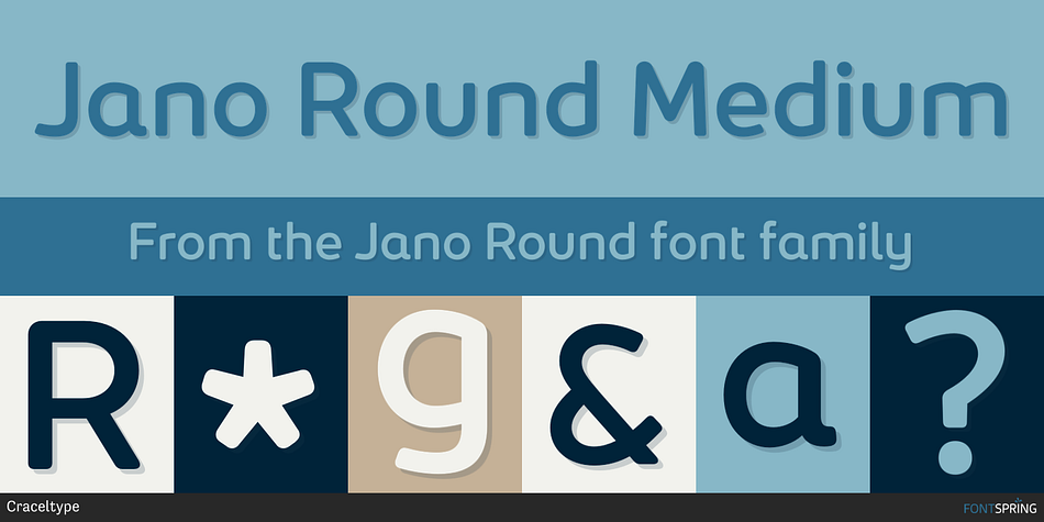 Jano Round Medium Font