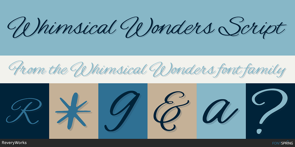 Whimsical Wonders Script Font