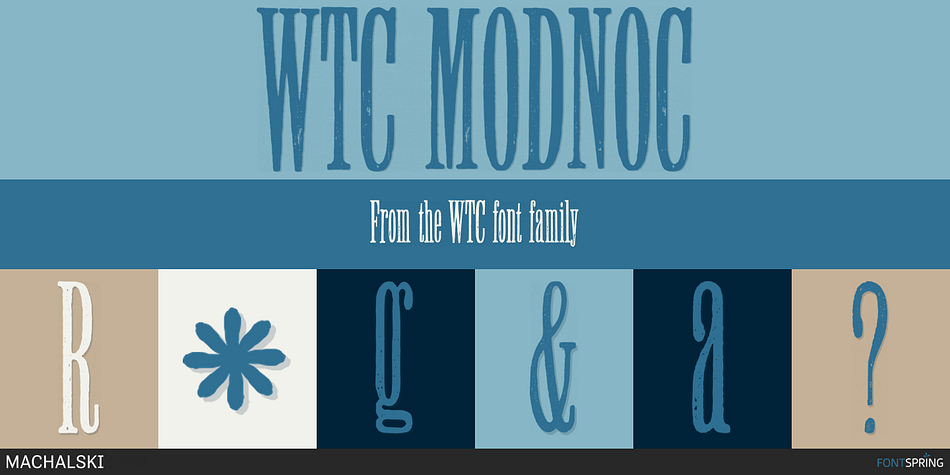WTC MODNOC Font