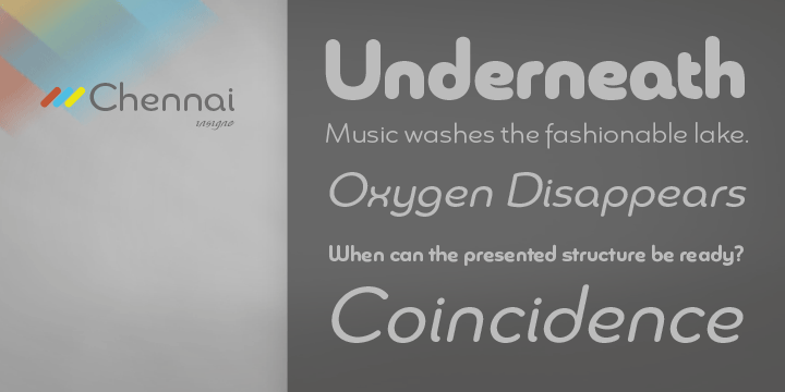 Chennai is a simplified sans-serif with a full complement of OpenType alternates.