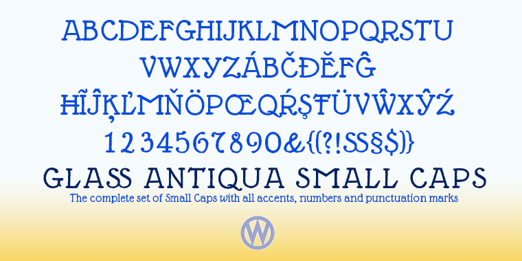I added Swashes, endletters and smallcaps to the set to make it complete.