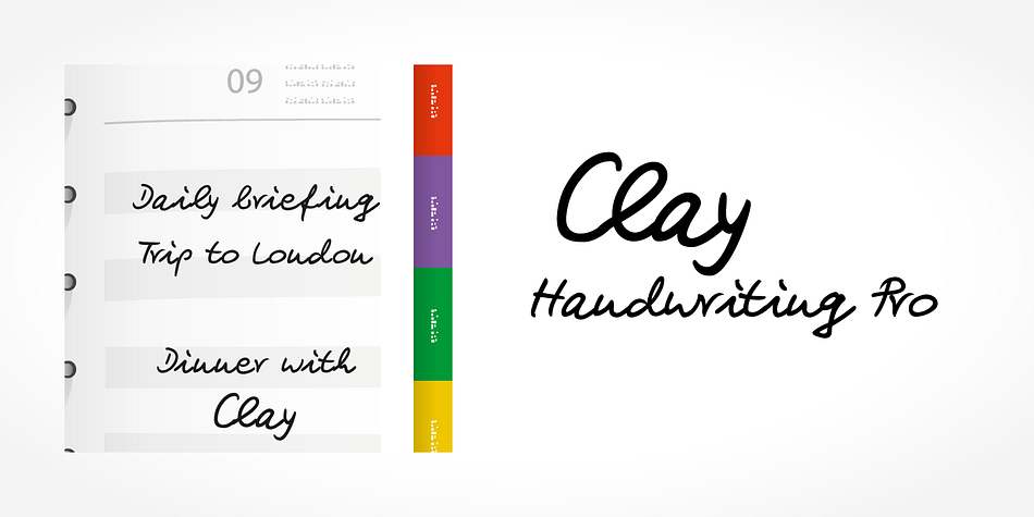 Digitized handwriting fonts are a perfect way to give documents the “very special touch”.