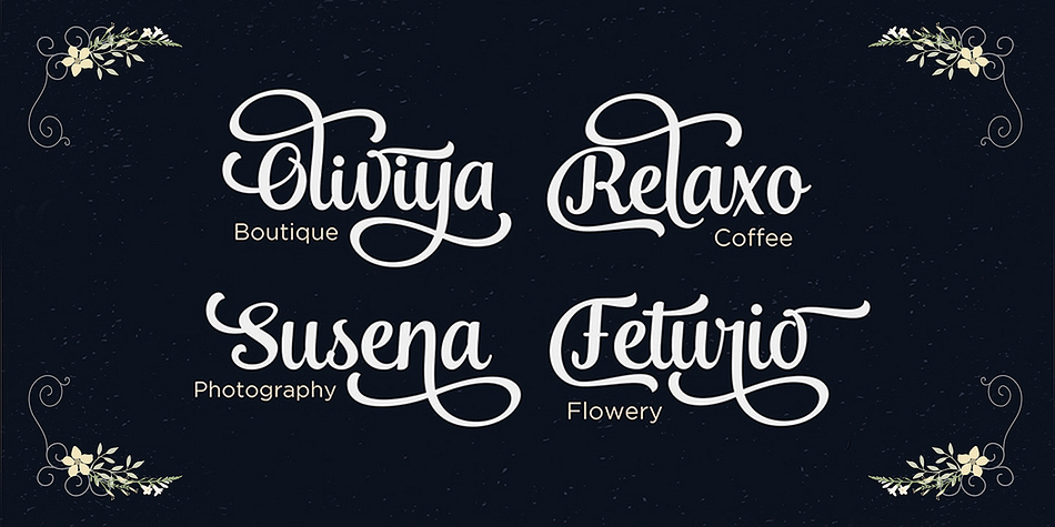 Andalusia Script features 423+ glyphs and 160 alternate characters, ligatures, swash and multiple language support.