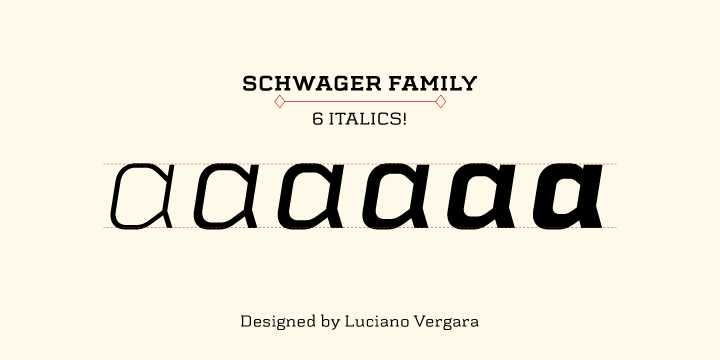 Displaying the beauty and characteristics of the Schwager font family.