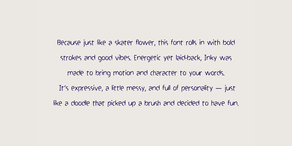Inky Font