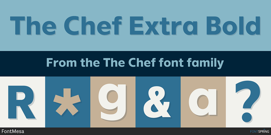 The Chef Extra Bold Font