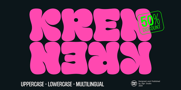Kren font family by Sign Studio