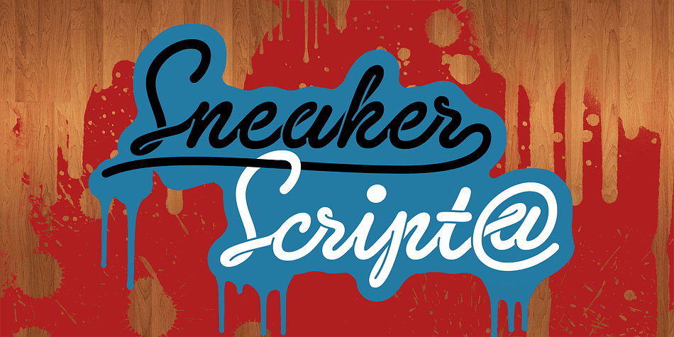 Displaying the beauty and characteristics of the Sneaker Script font family.