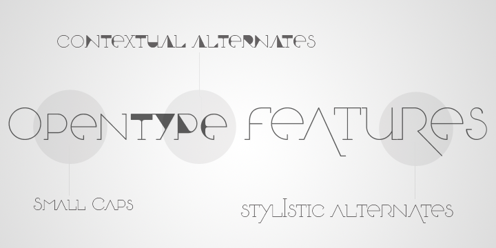 The Tres Tres Chic font is a art deco font by dooType.