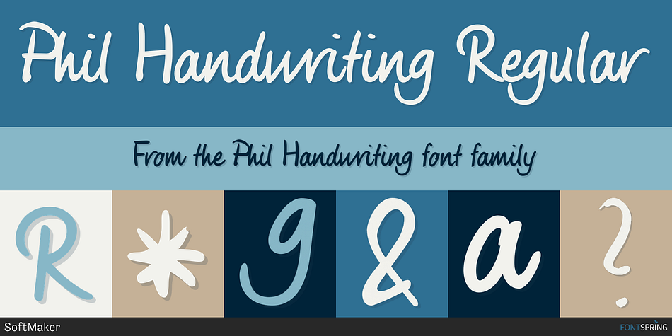 Phil Handwriting Regular Font