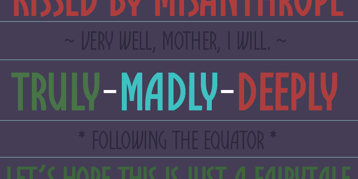 Displaying the beauty and characteristics of the Equator font family.