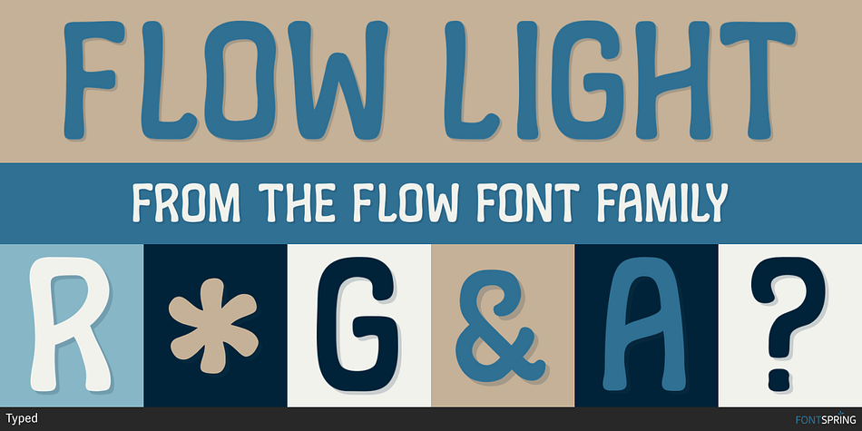 Flow Light Font
