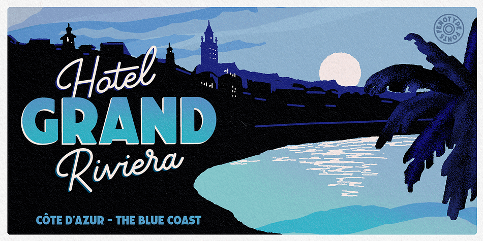 Travel Poster Font